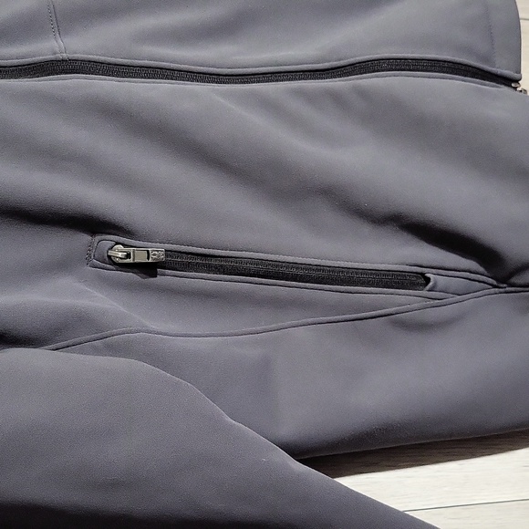 Spyder Mens Medium HydroWeb Soft Shell Jacket Hooded Full Zip Grey Activewear - Picture 9 of 11